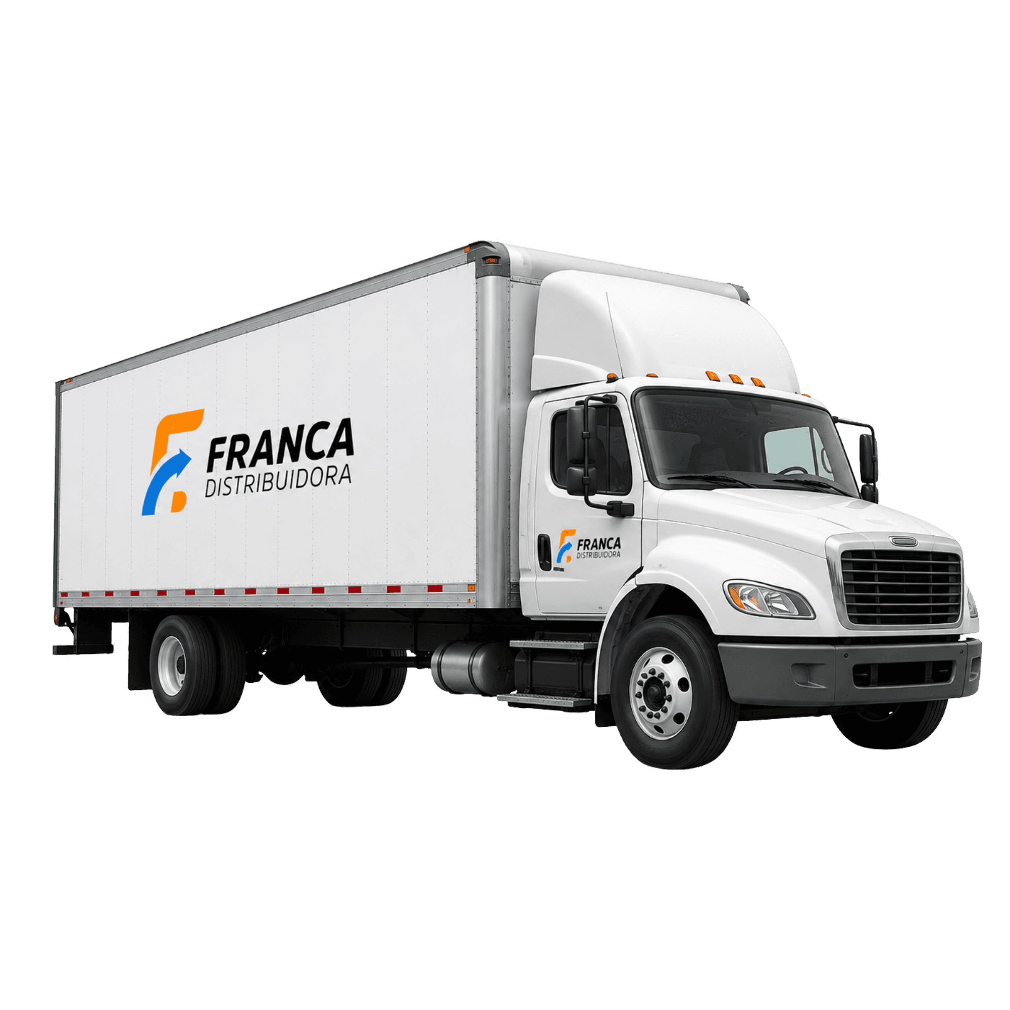 Camión de Franca Distribuidora con logística conectada